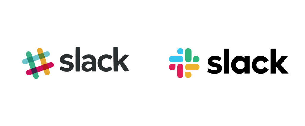 Slack's Old Logo Vs. New