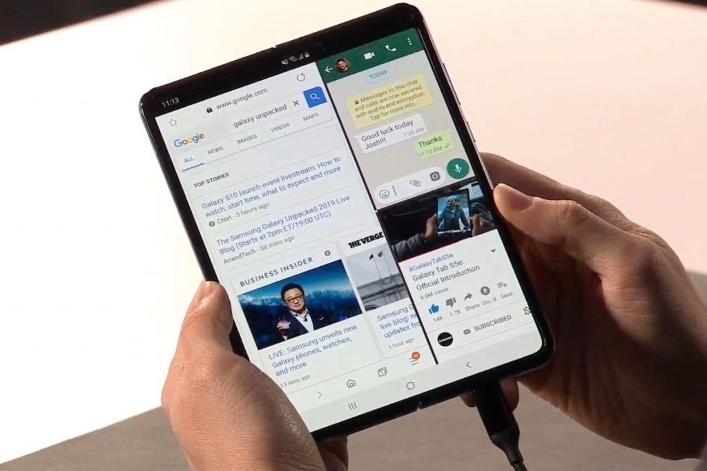 Multitasking With The New Galaxy Fold