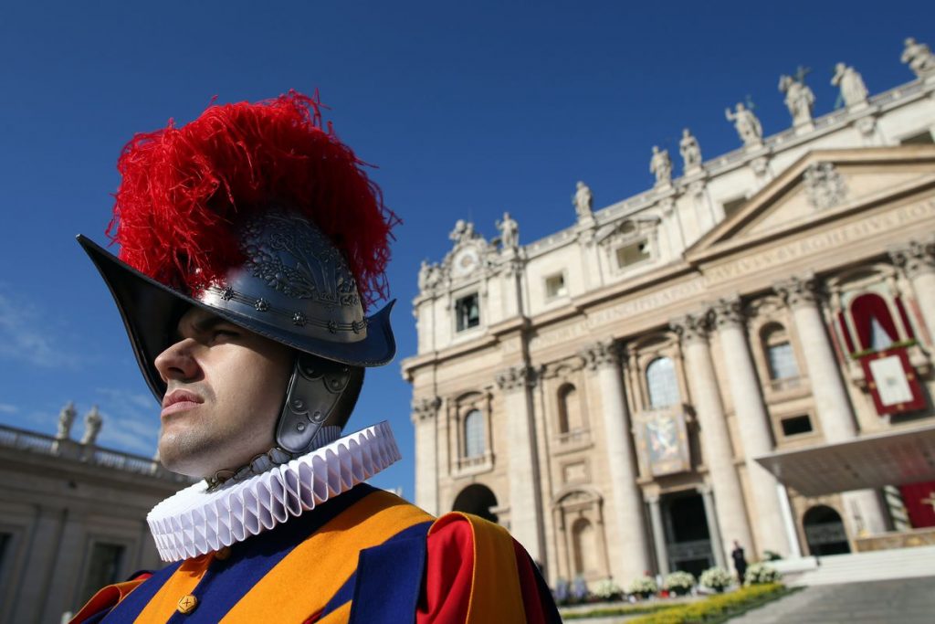 Swiss Guard Dons 3D Printed Helmet