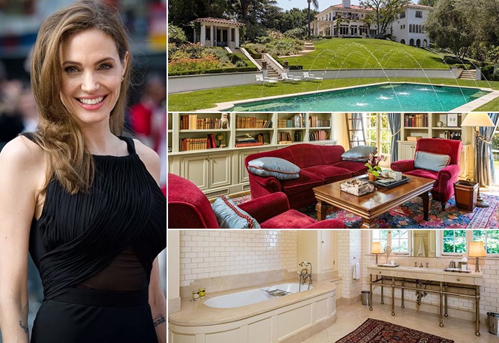 Angelina Jolie’s Home In Los Feliz Valued At $24.5 Million