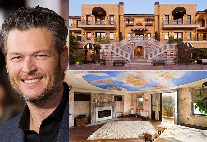 Blake Shelton’s Home In Nashville Valued At $3 Million