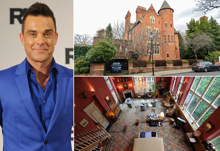 Robbie Williams’ Home In London Valued At $17 Million