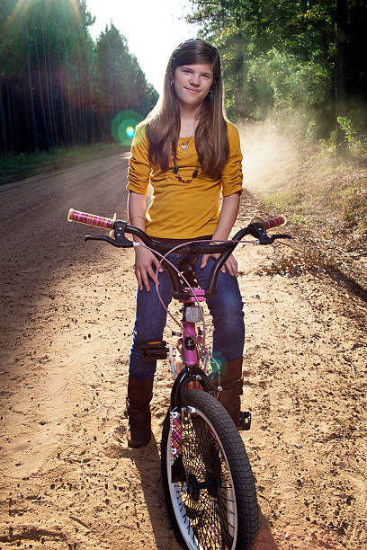 Ashlyn As A Teen Riding A Bike