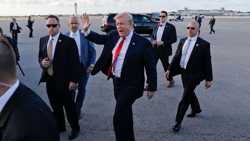 Secret Service Agents Protecting President Trump