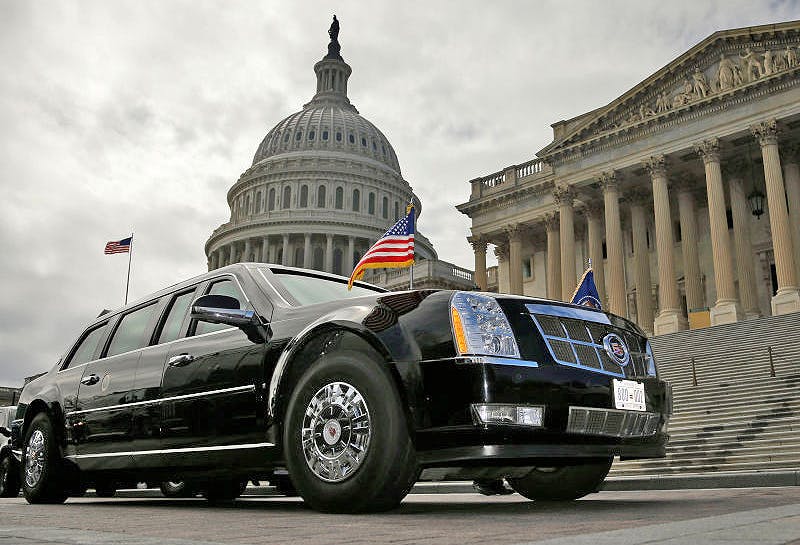 The Beast In The Presidential Motorcade