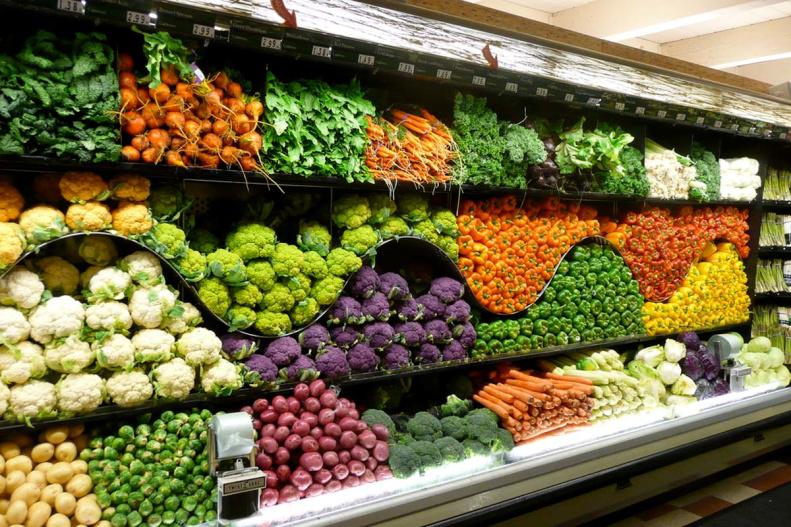 Produce In A Grocery Store