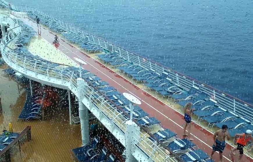 Rain During A Cruise