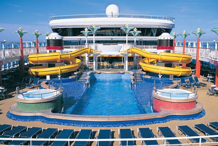 Gorgeous Cruise Ship Pool Setup