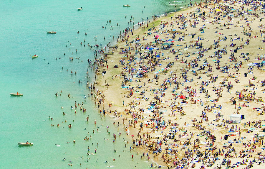 Crowed Beach