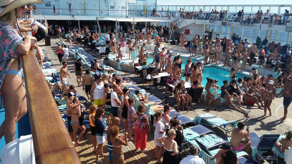 Cruise Ship Crowd