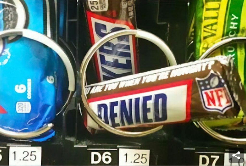 Snickers In A Vending Machine