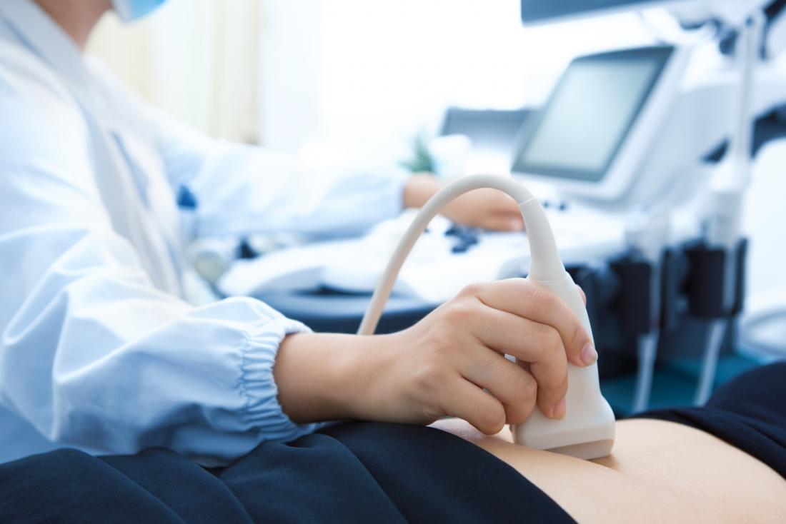 An Ultrasound Being Conducted