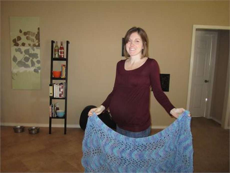 Lauren Towards The End Of Her Pregnancy