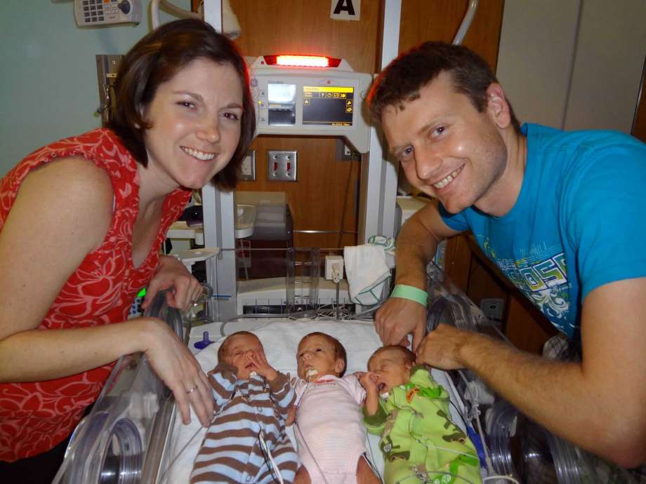 Lauren And David With Three Of Their Children