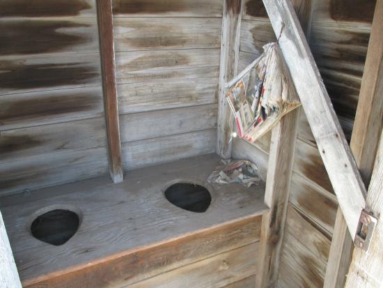 Dark Area In Outhouse