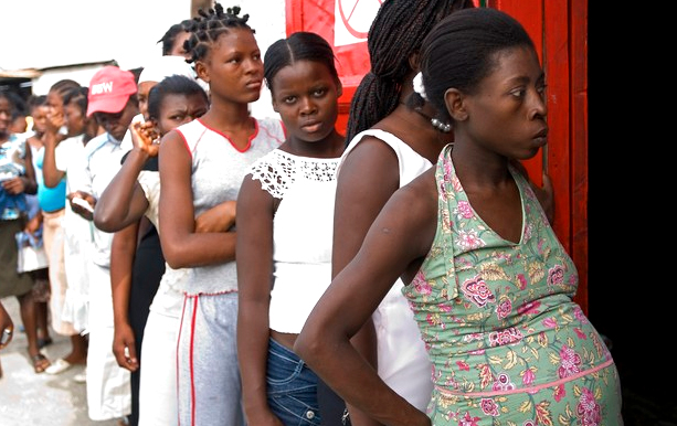 Expectant Haitian Mother