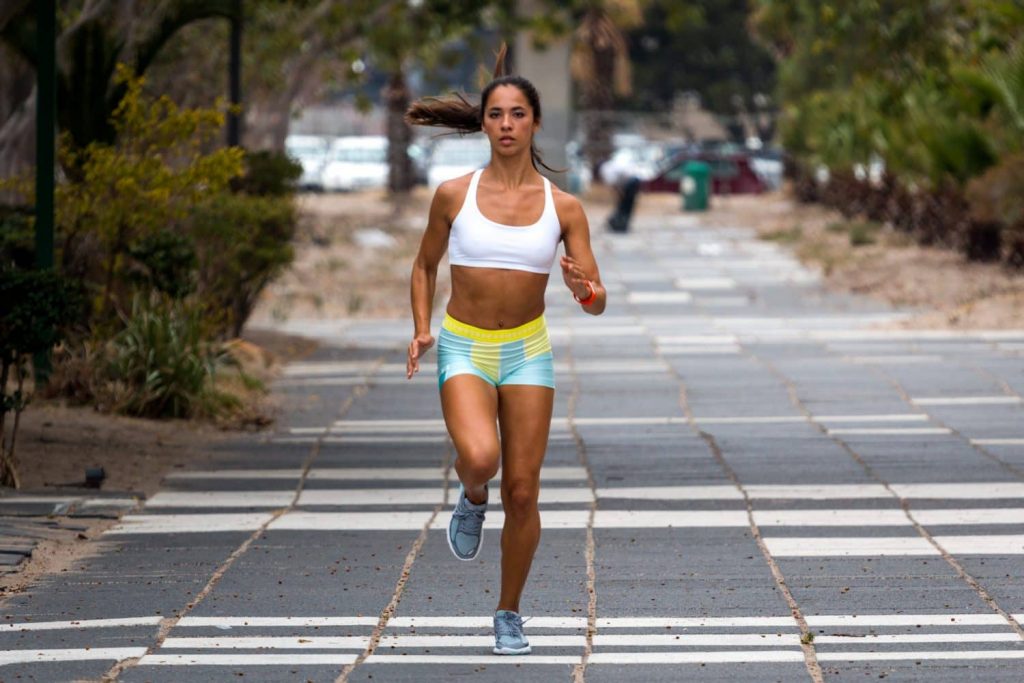 A Woman Running