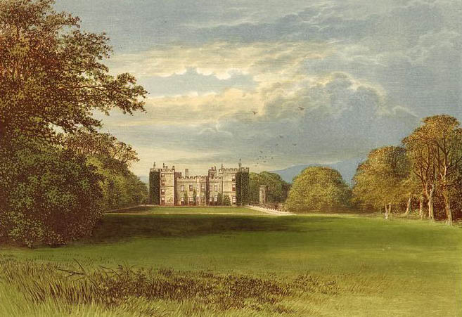 Chillingham Castle As Depicted In The 19th Century