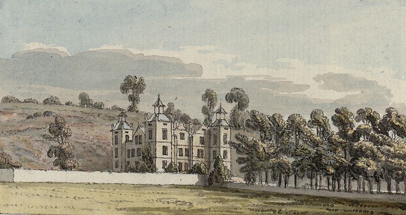 Plas Teg As It Was In The Late 1700s