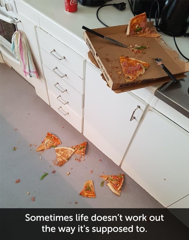 Pizza Spill