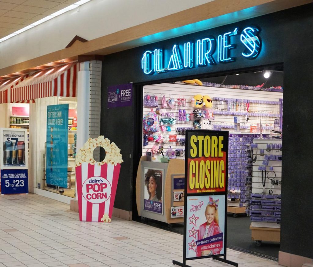 Claire's Store Closing