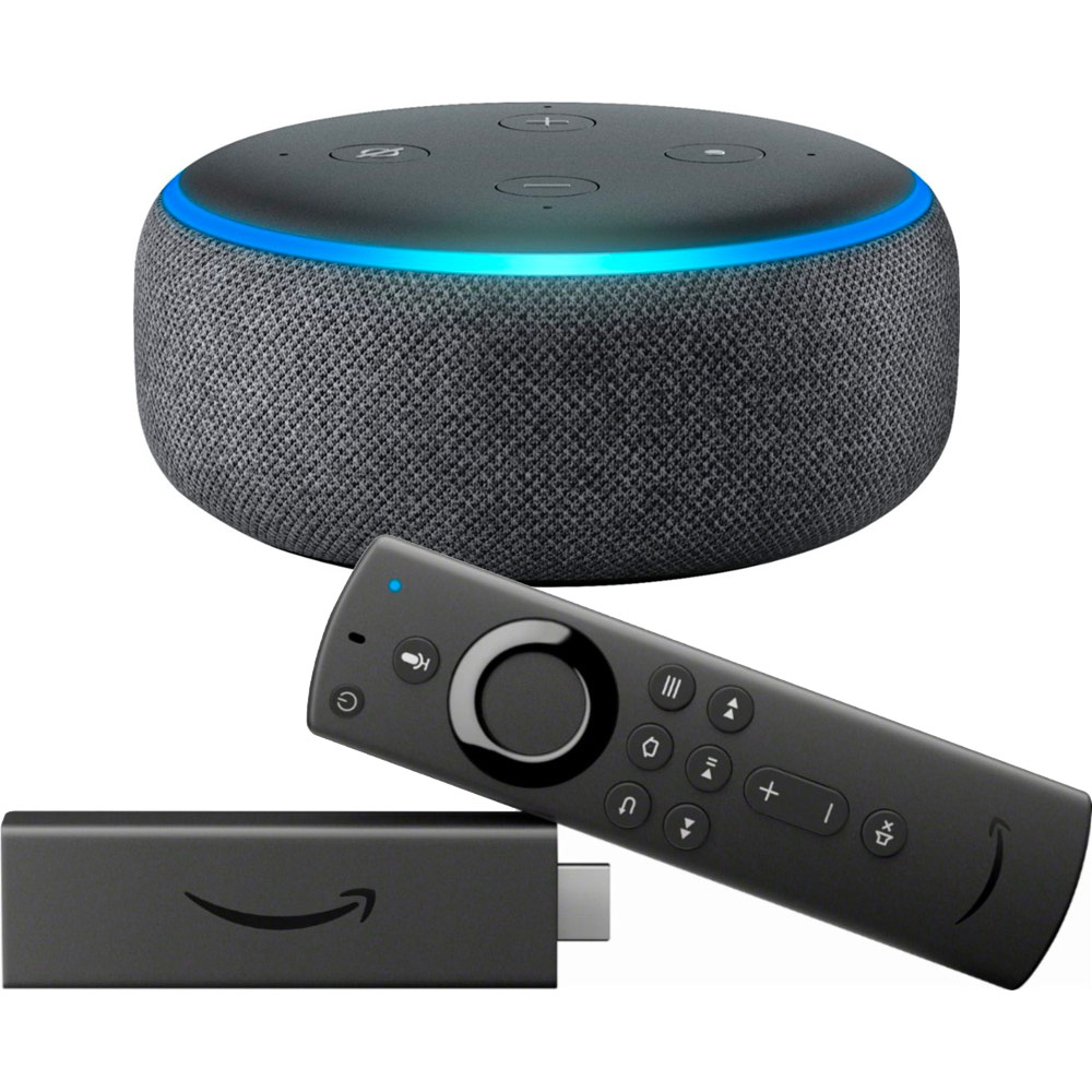 Fire TV Stick 4K Bundle With Echo Dot