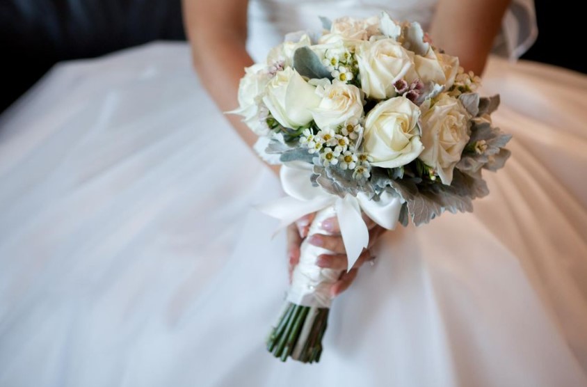 Bride With Flowers