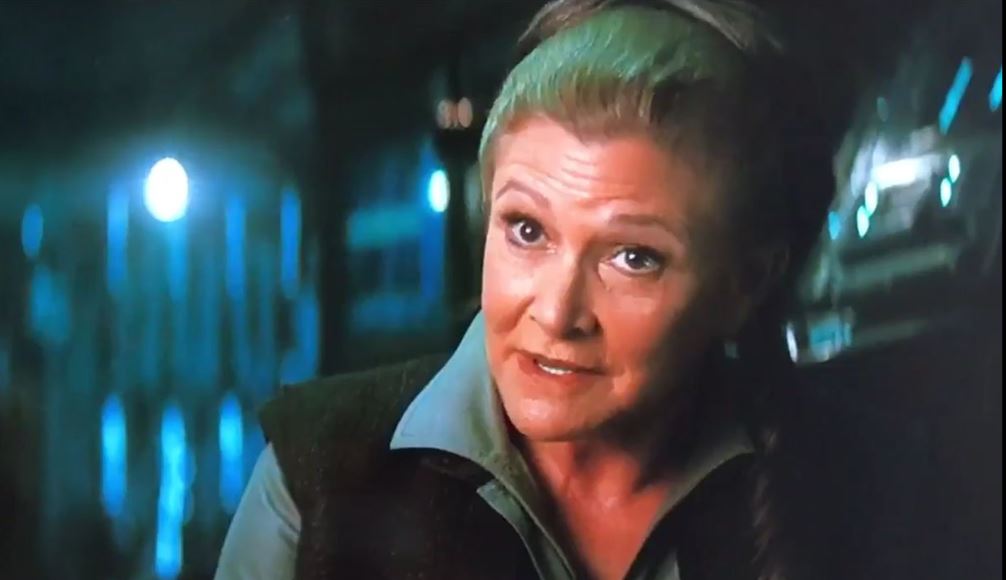 Carrie Fisher Reprised Her Role As Princess Leia