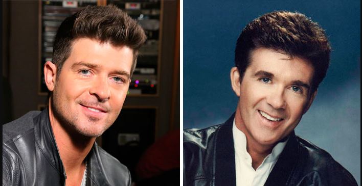 Robin Thicke And Allan Thicke