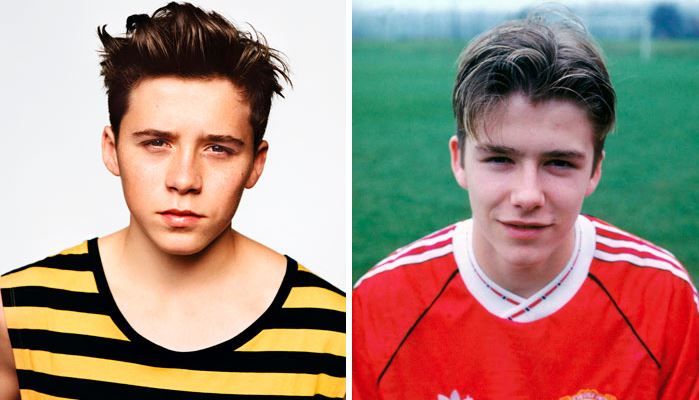 Brooklyn Beckham And David Beckham