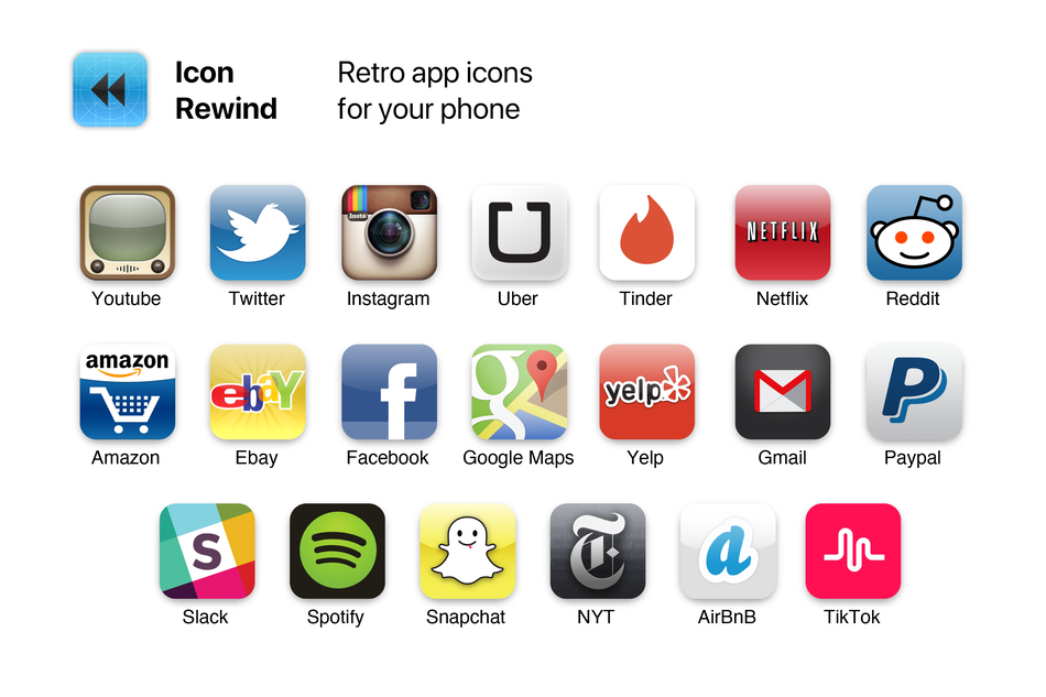 Prefer The Old Youtube Icon Here S How To Add Vintage App Icons To Your Phone Gadgetheory