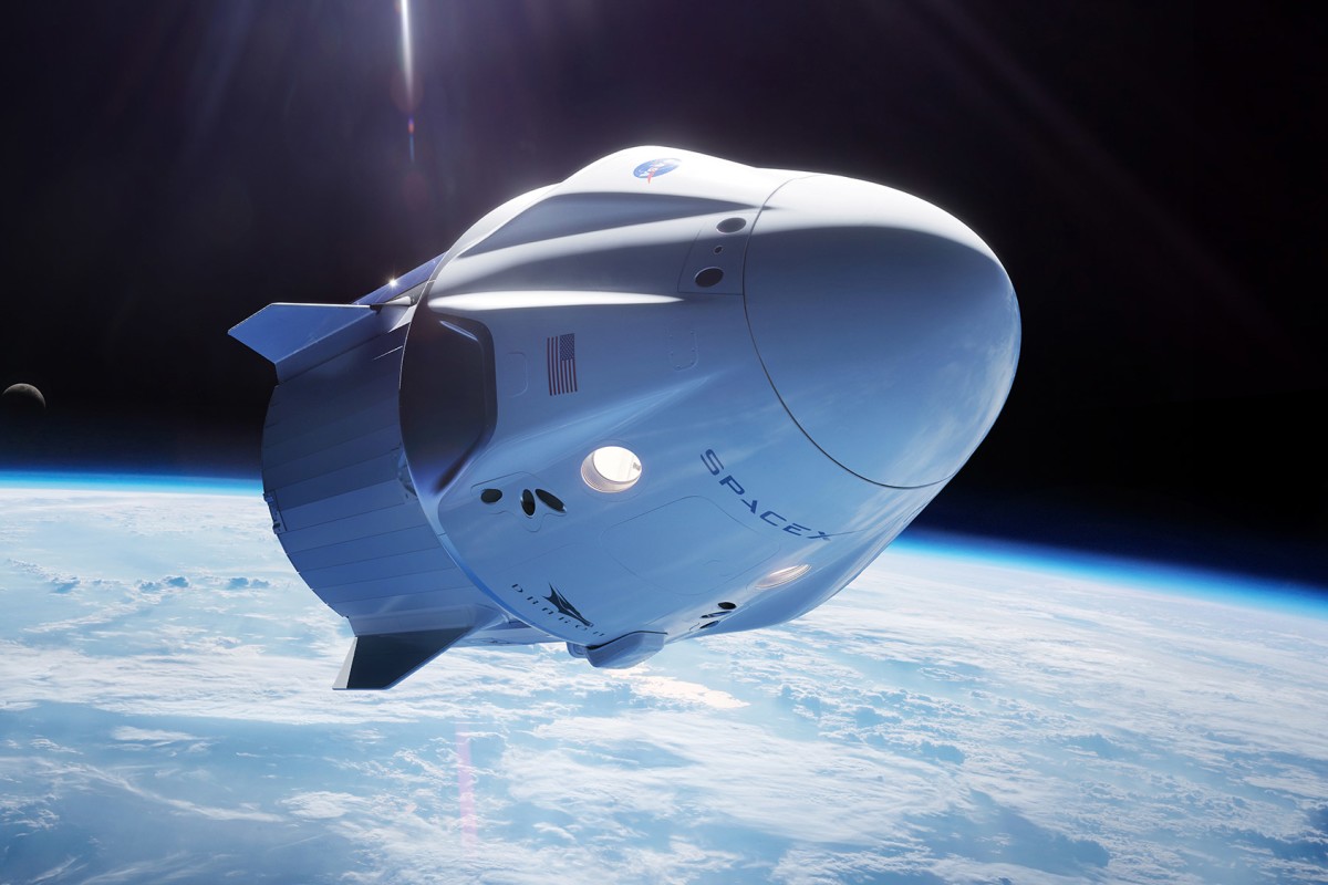 The Dragon Capsule In Space