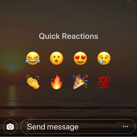 Instagram's Quick Reaction Emojis