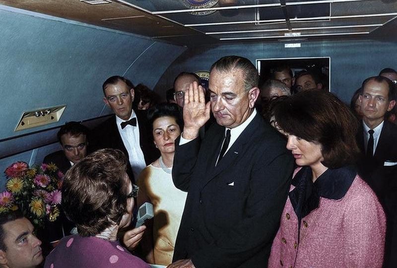 Lyndon B. Johnson Swearing In