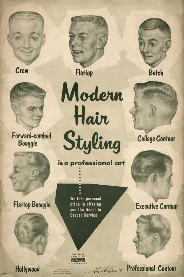 Modern Hair Styling (1950s)