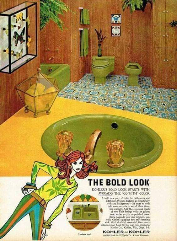 Kohler Bathroom Fixtures (1960s)