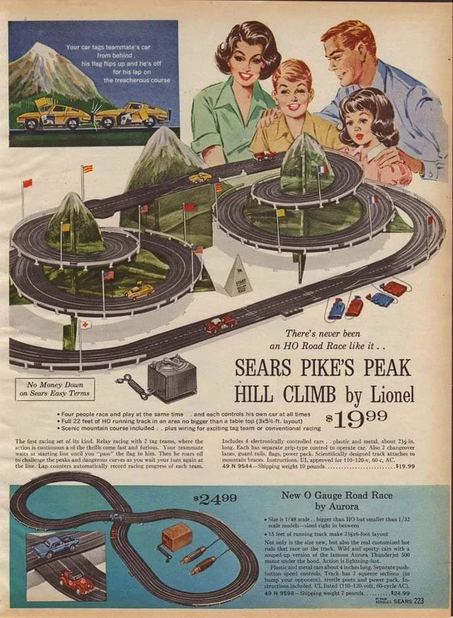 Sears Pikes Peak Hill Climb By Lionel (1960s)