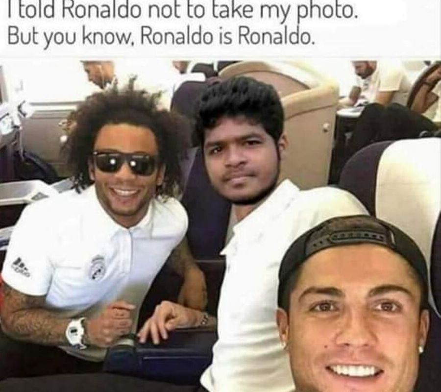 OMG Ronaldo, Don't Make A Fool Of Yourself