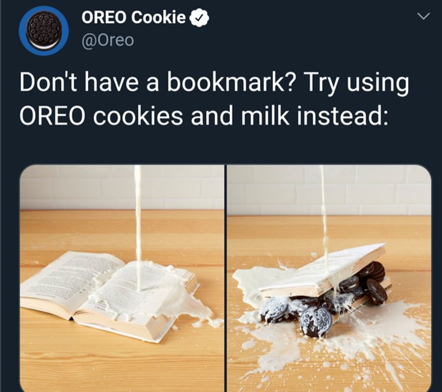 Oreo Copied A Taco Bookmark