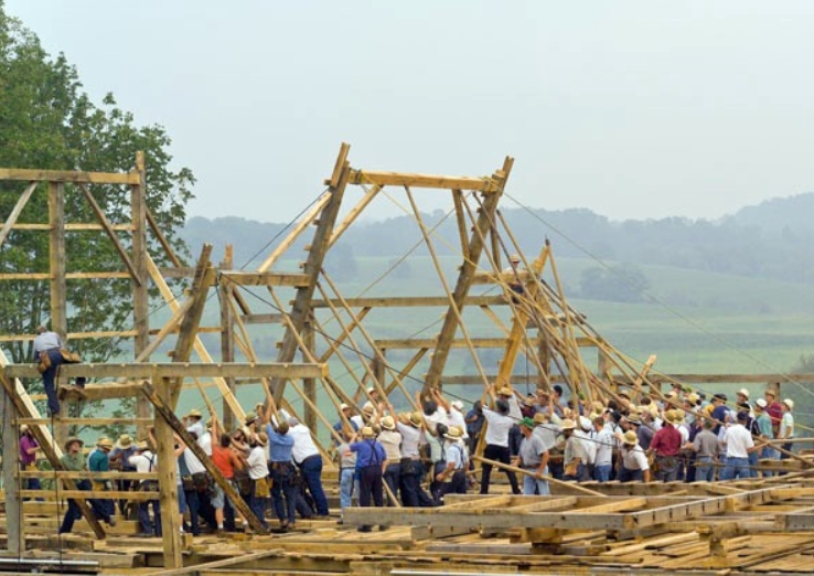 Frolic Barn Raising