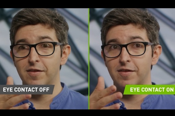 Nvidia's Eye Contact Program Is A Helpful AI