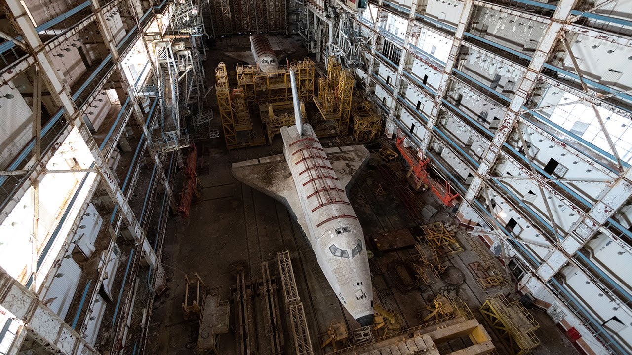 Space Shuttle At The Baikonur Cosmodrome