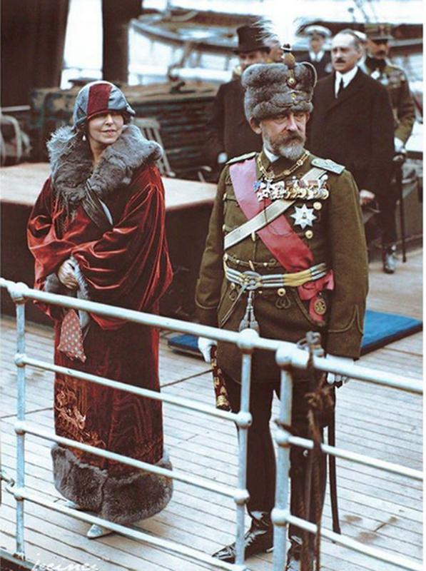 King Ferdinand And Queen Marie Of Romania In 1924