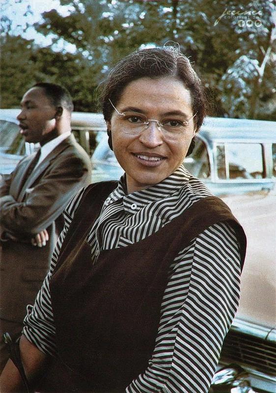 Rosa Parks & MLK Jr. 1955